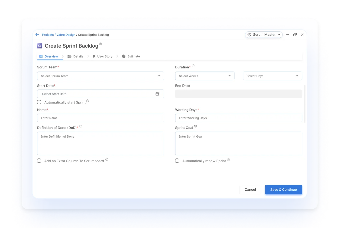 Sprint Dashboard